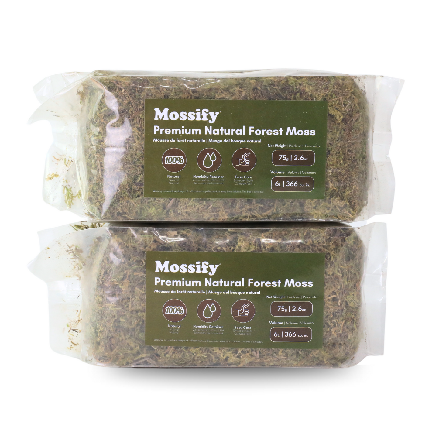 Premium Natural Forest Moss Mossify