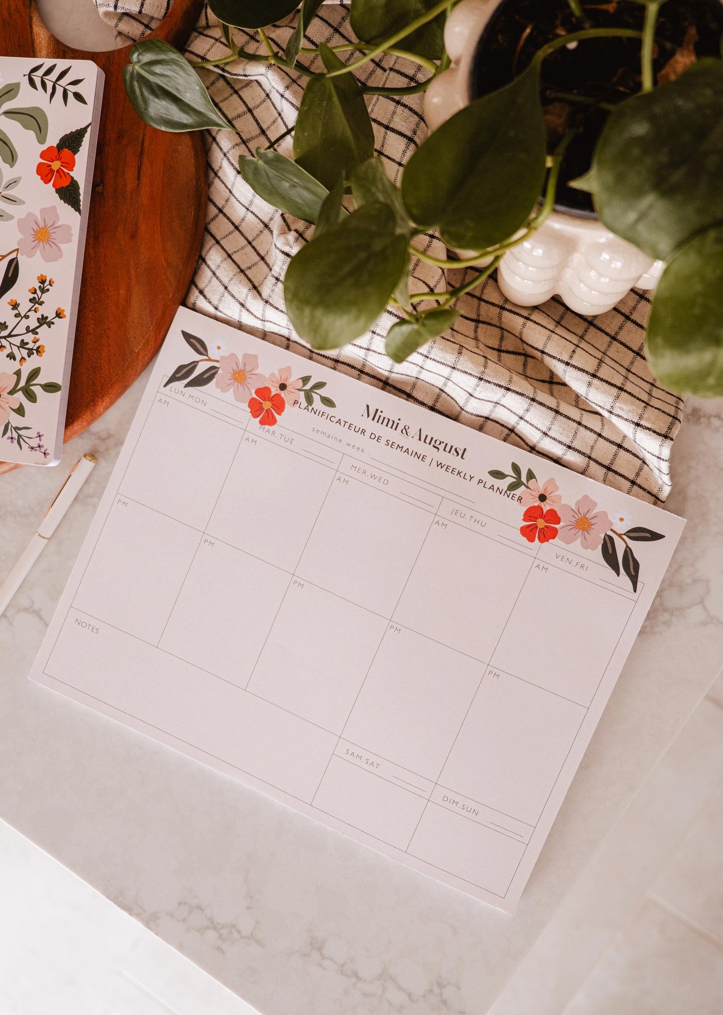 Flower Bomb - Weekly Planner Mimi & August