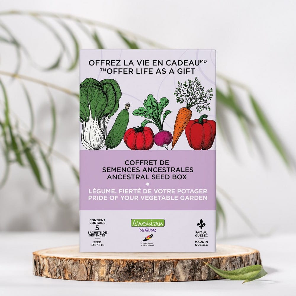 Coffret | Légumes – Fierté de votre potager Anokian Nature Inc.