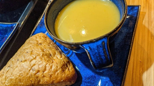Potage de courge poivrée