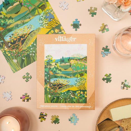 Okanagan Valley | 500-Piece Puzzle for Adults | Designed in Canada by Anja Jane Villager Puzzles