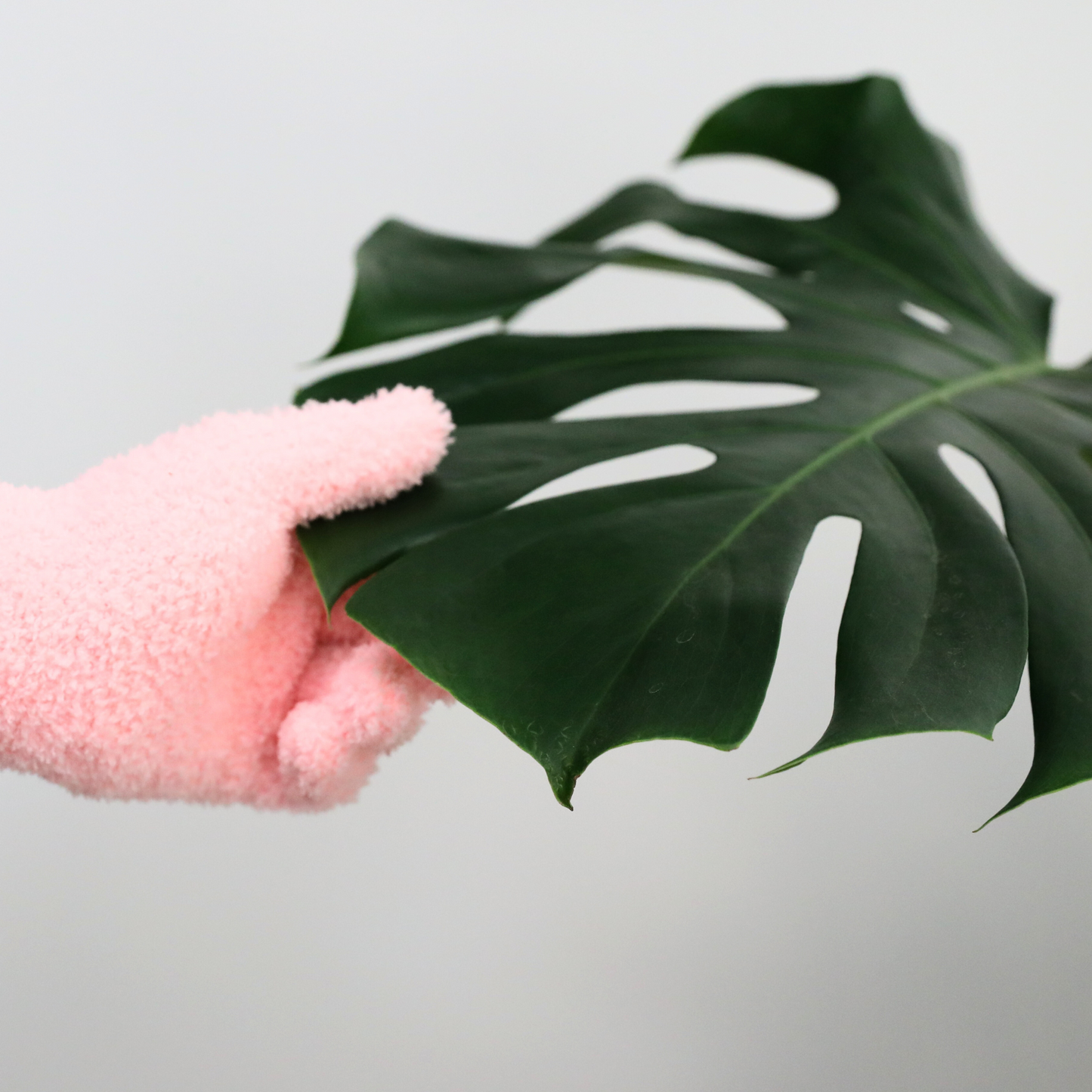 1 Pair Leaf Shining Microfiber Gloves Mossify