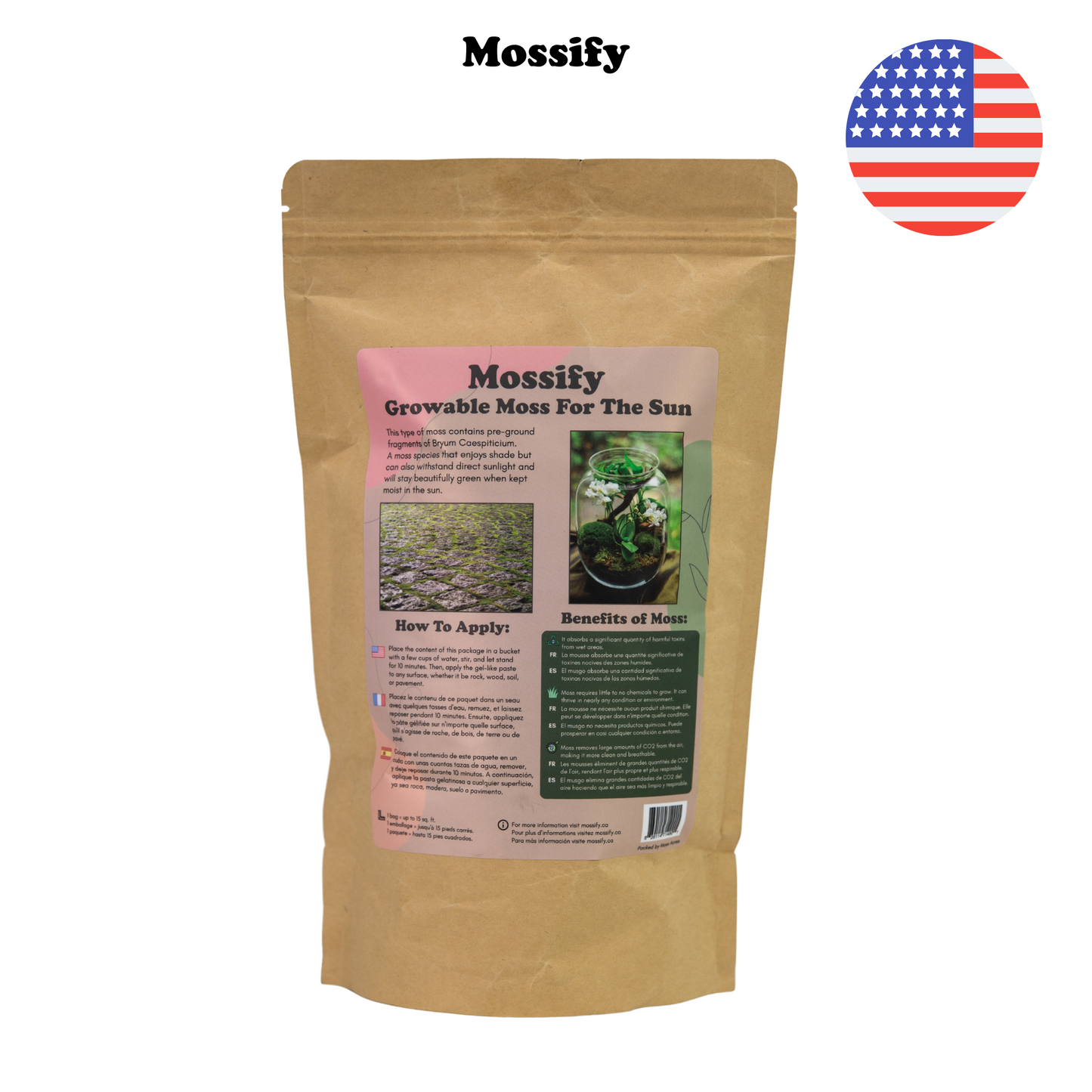 Growable Moss for the Sun Mossify