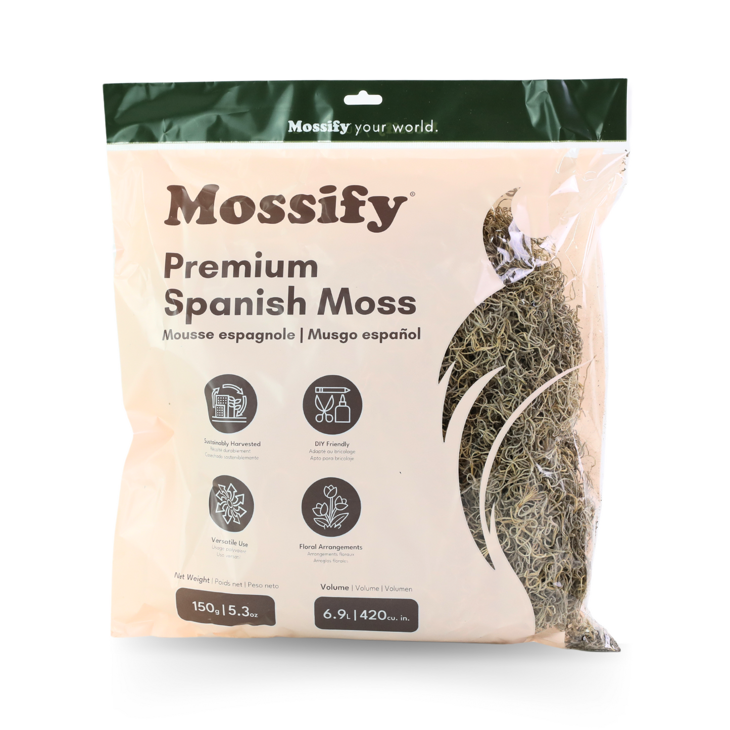 Premium Spanish Moss Mossify