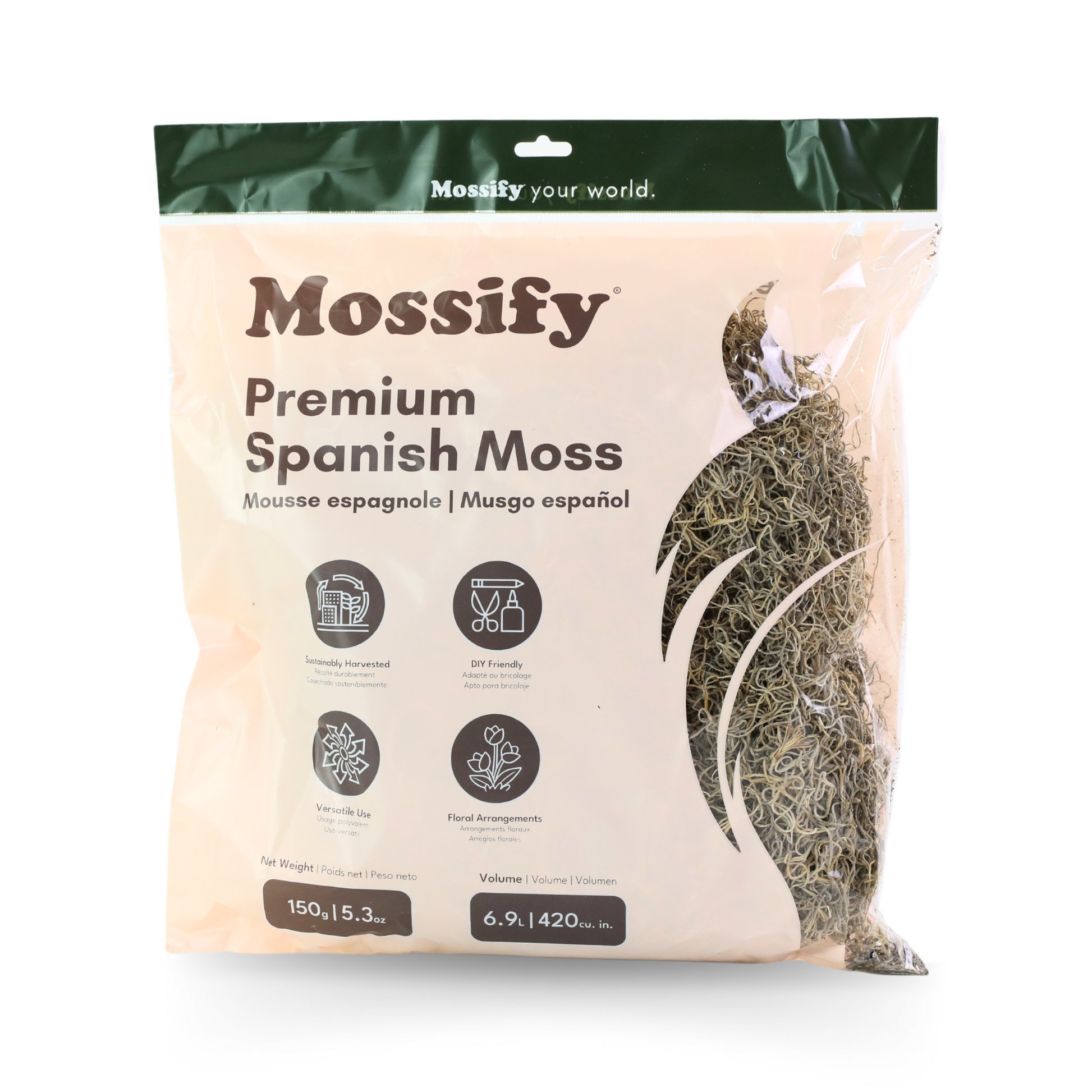 Premium Spanish Moss Mossify