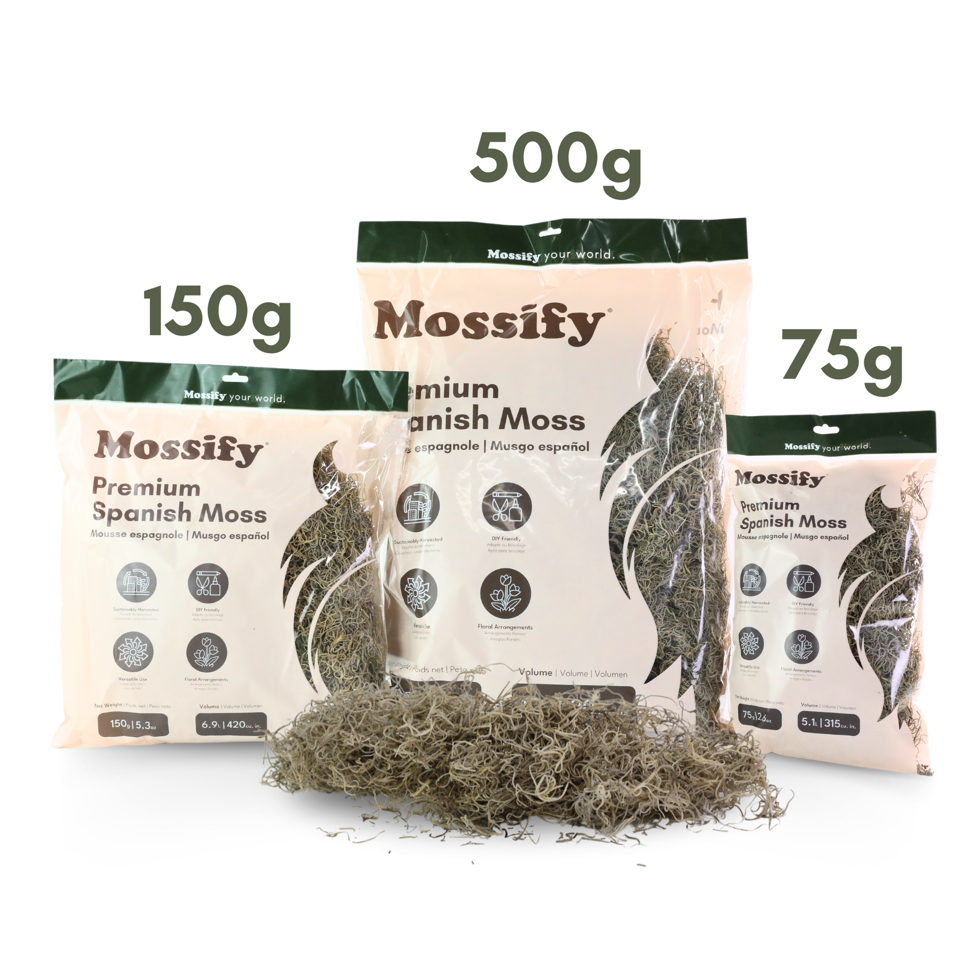 Premium Spanish Moss Mossify