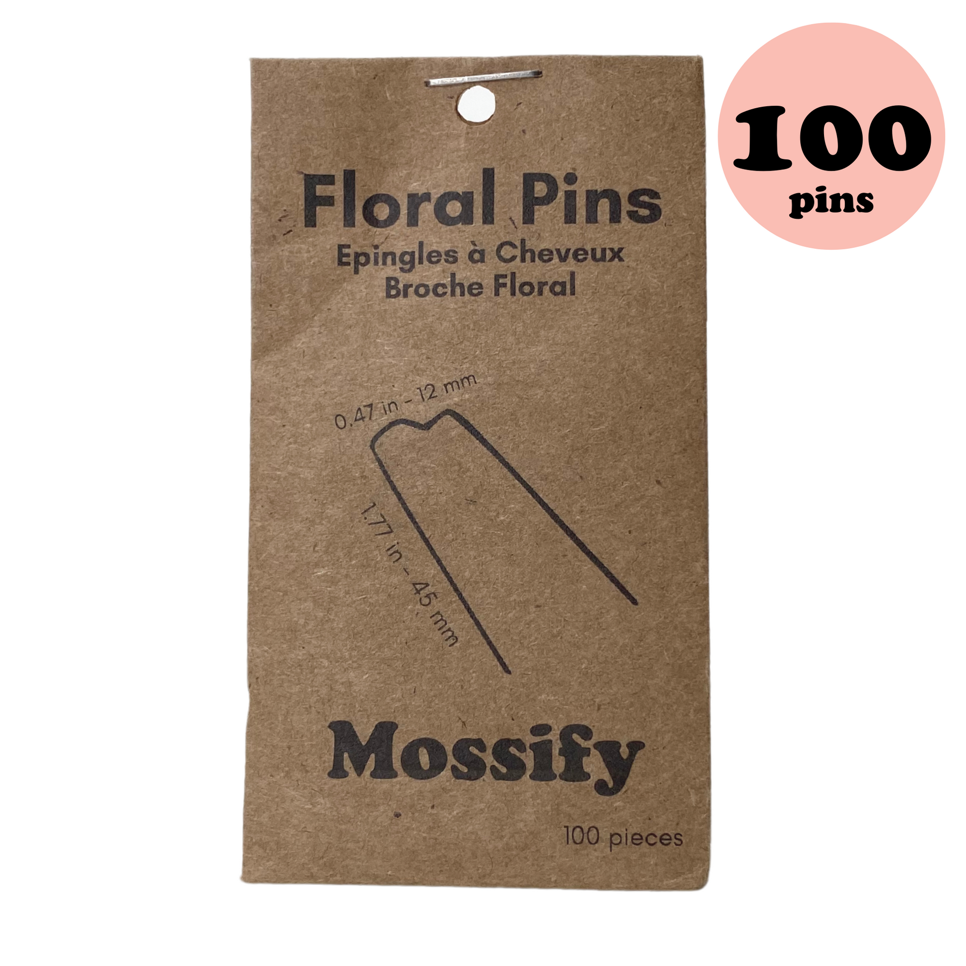 Floral Pins - Greening Pins - Moss Pole Pins Mossify