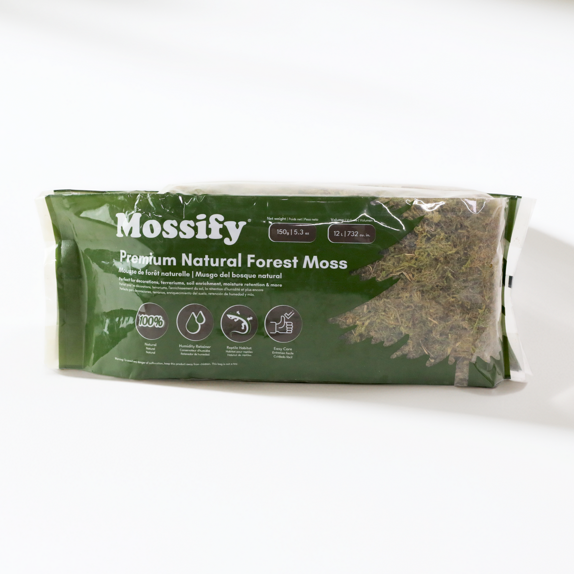 Premium Natural Forest Moss Mossify