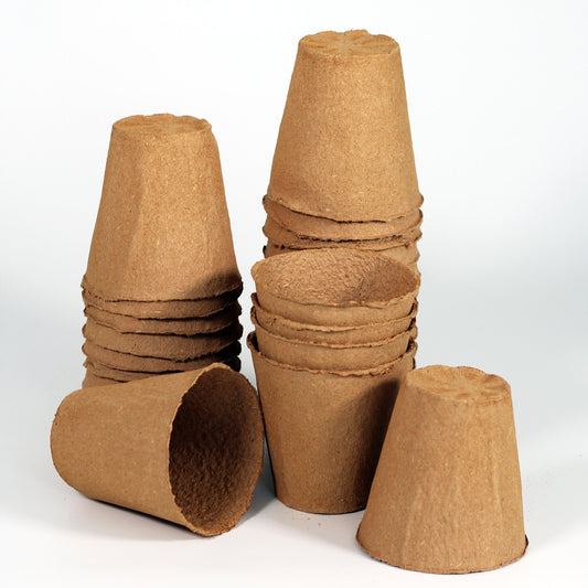 4" Naked Pots | Plantable Seed Starter Pots - Organic & Biodegradable Daniel's Plants