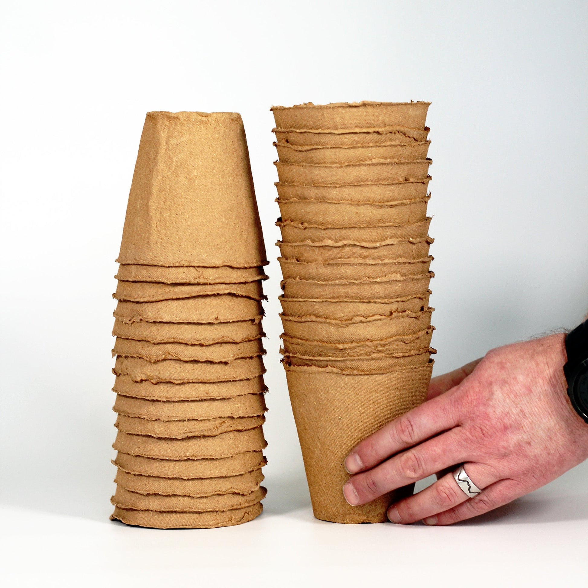 4" Naked Pots | Plantable Seed Starter Pots - Organic & Biodegradable Daniel's Plants