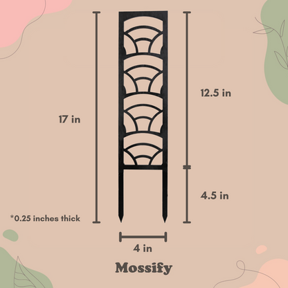 Rainbow Wooden Trellis Mossify