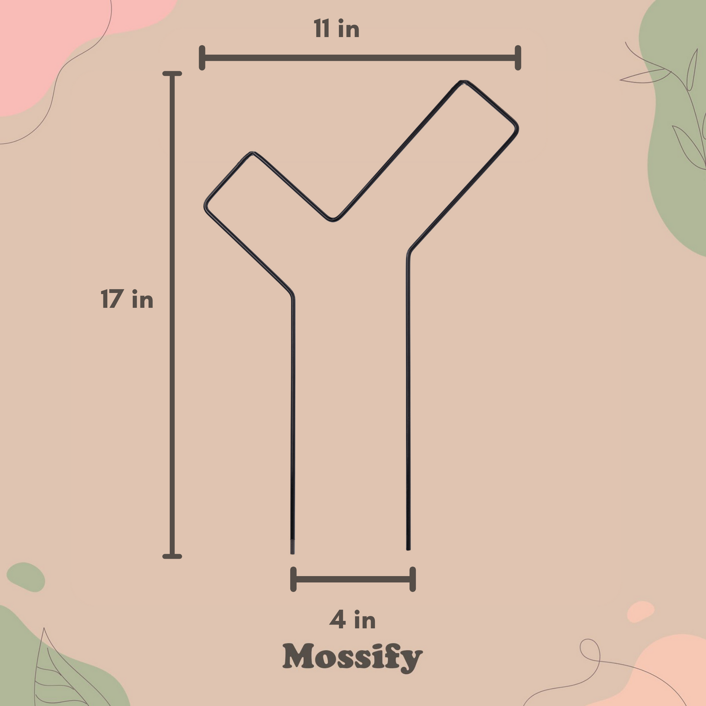 "Check Mark" Metal Trellis Mossify