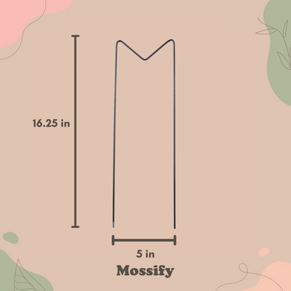 "M" Metal Trellis Mossify