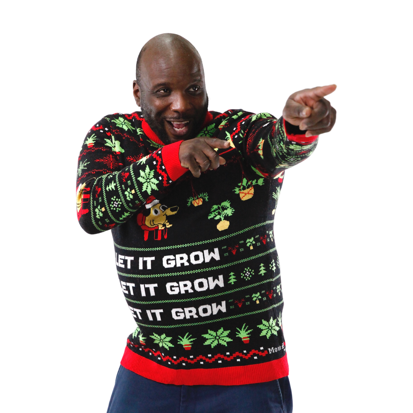 LET IT GROW - Ugly Plantmas Sweater Mossify