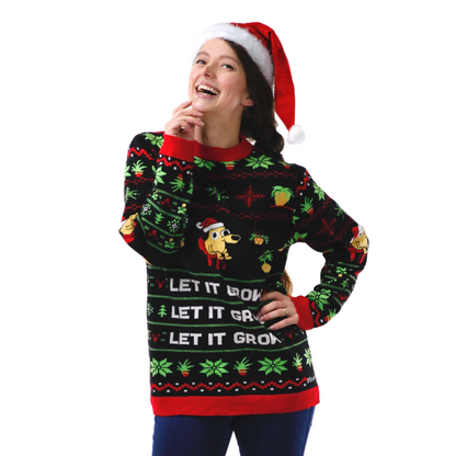 LET IT GROW - Ugly Plantmas Sweater Mossify