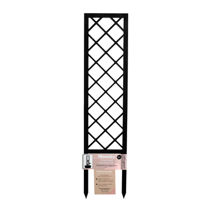 Cross-Hatch Wooden Trellis Mossify