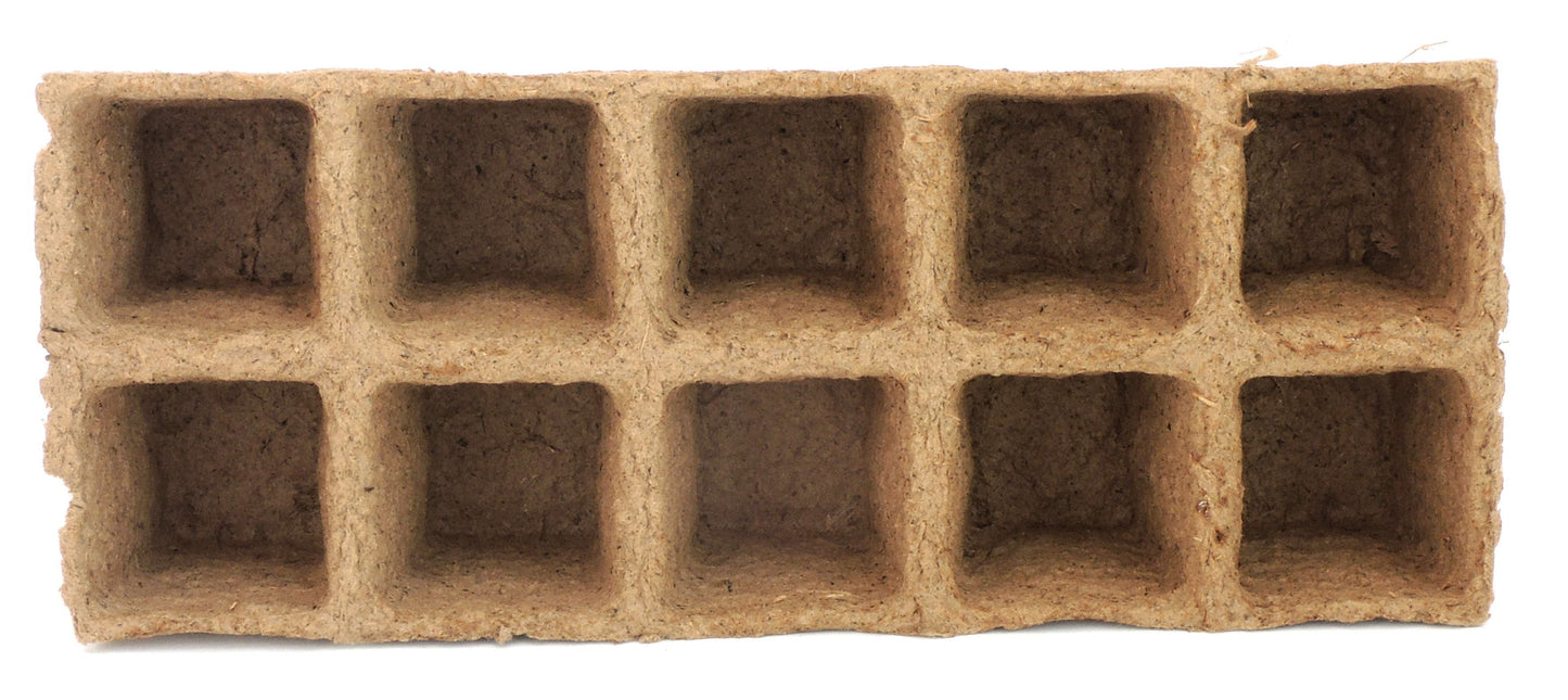 2" Naked Pots | Plantable Seed Starter Trays - Organic & Biodegradable (100 cells) Daniel's Plants