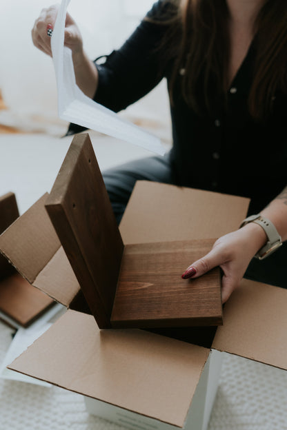 Wall Mounted Solid Wood Gallery Wall Plant Shelf — Woodland Brown (3 pack) Daniel's Plants