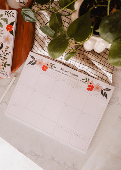 Flower Bomb - Weekly Planner Mimi & August