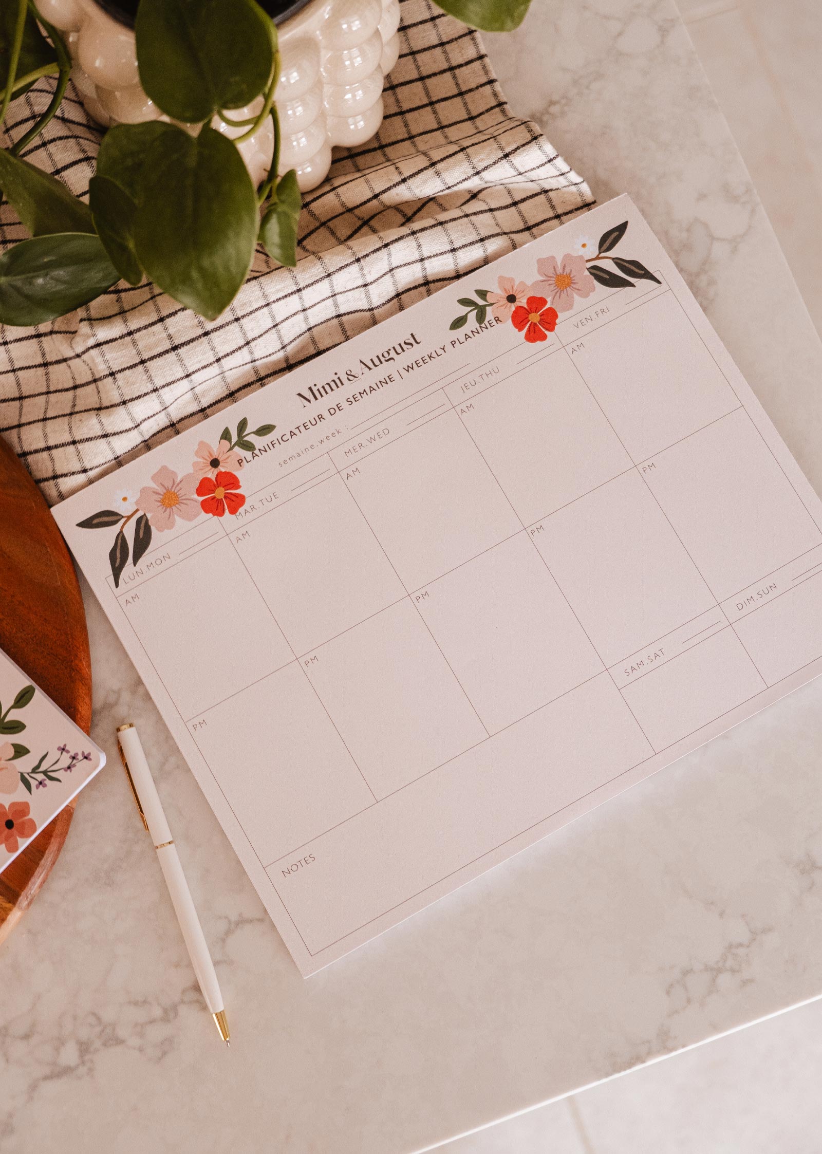 Flower Bomb - Weekly Planner Mimi & August