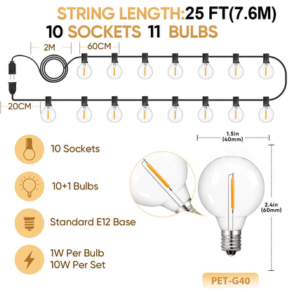 Guirlande lumineuse 25pi