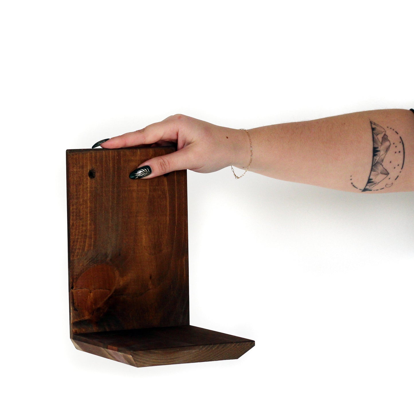 Wall Mounted Solid Wood Gallery Wall Plant Shelf — Woodland Brown (3 pack) Daniel's Plants