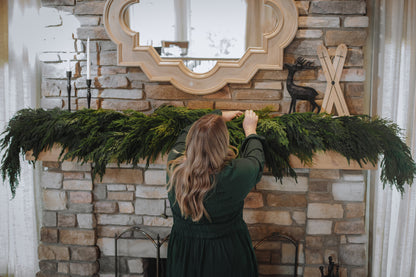 Lux Mixed Christmas Garland Eucalypt Co.