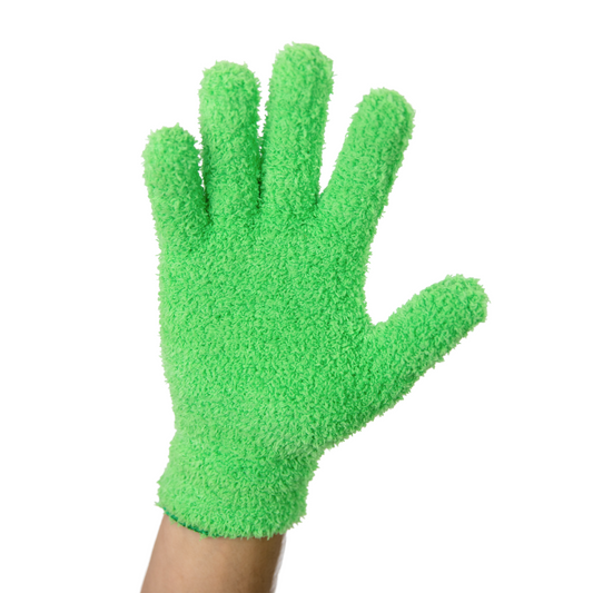1 Pair Leaf Shining Microfiber Gloves Mossify