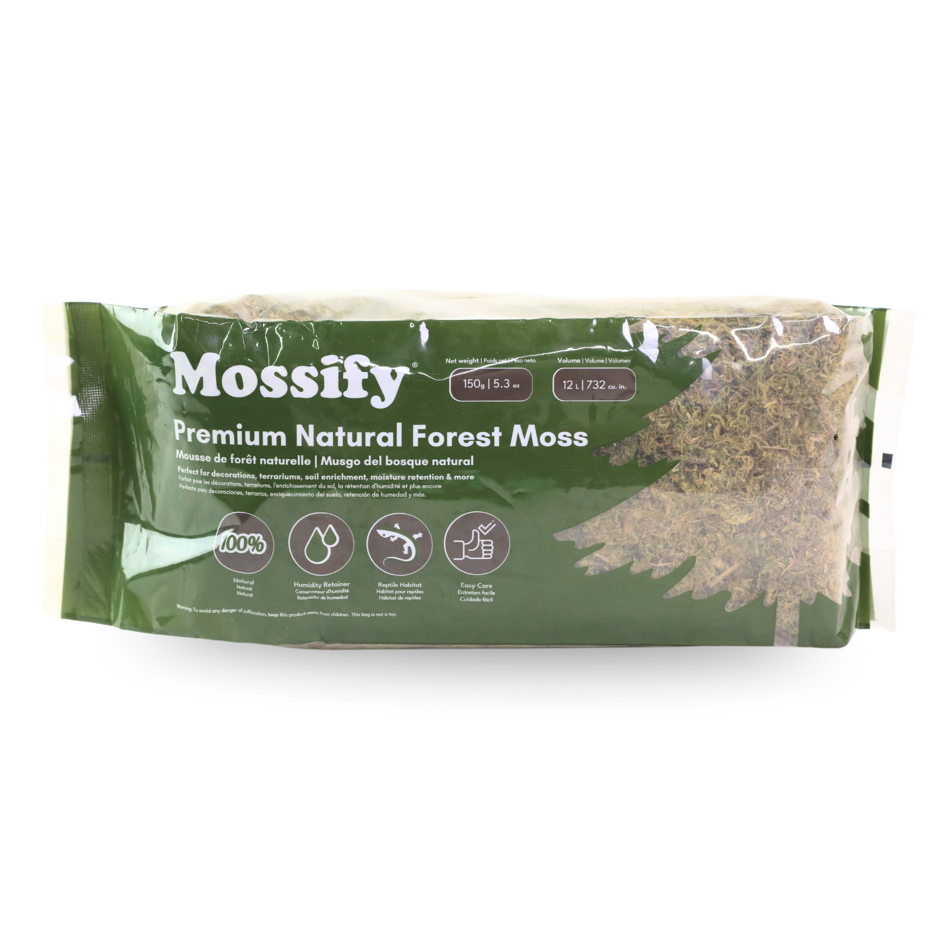 Premium Natural Forest Moss Mossify