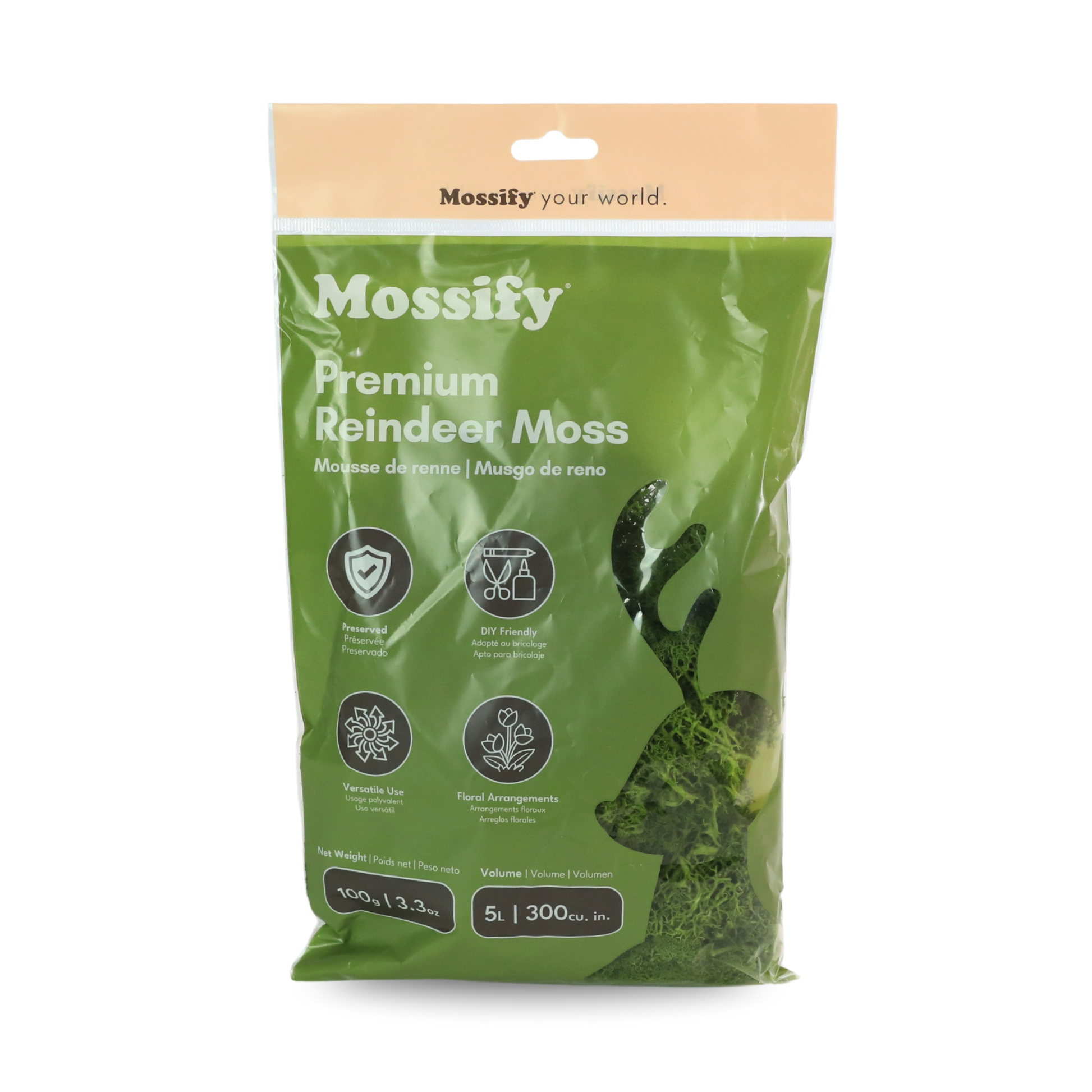 Premium Reindeer Moss Bag (100g & 250g) - NEW! Mossify