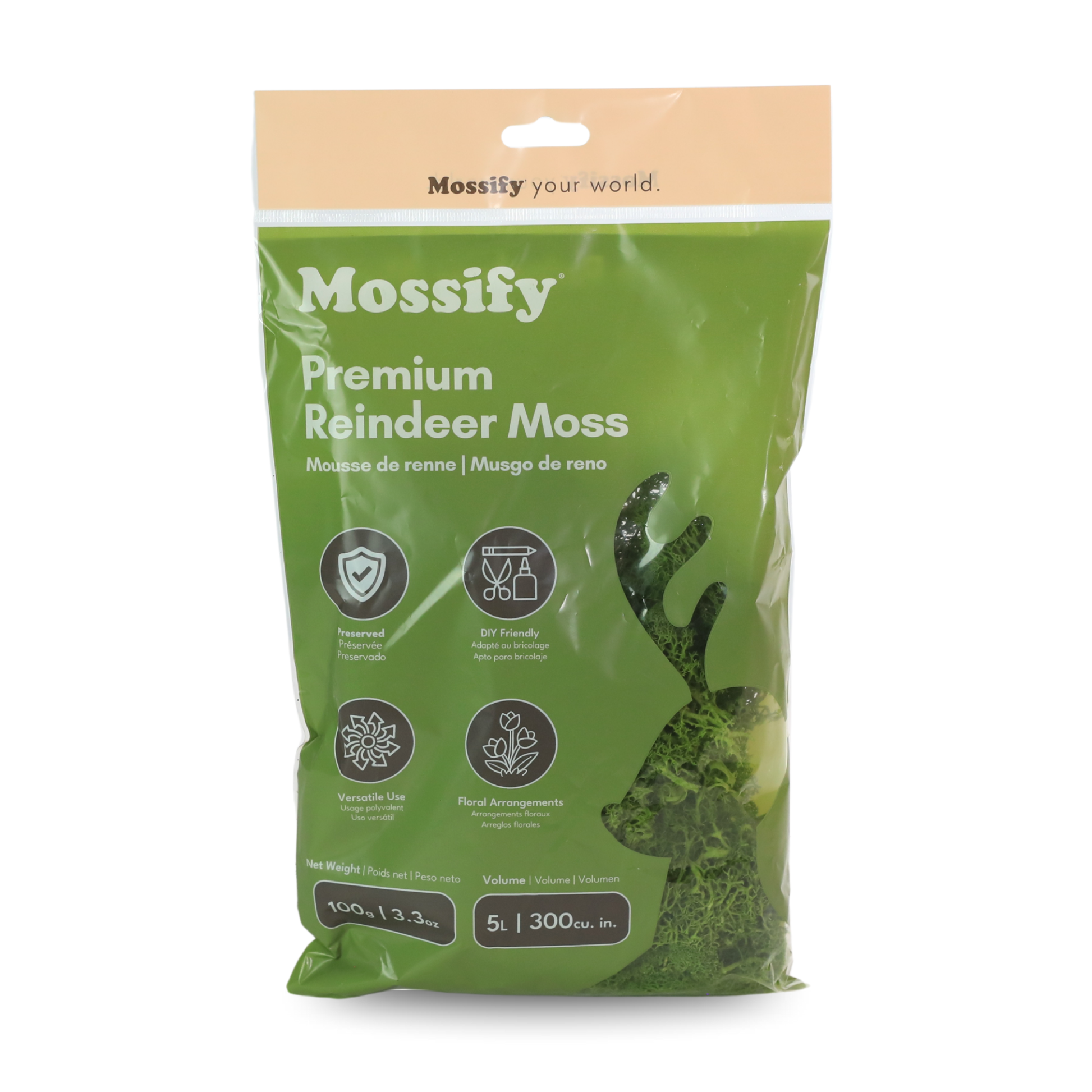 Premium Reindeer Moss Bag (100g & 250g) - NEW! Mossify