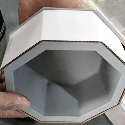Moule en Silicone “Pot de Fleurs” DIY pour Rangement Bijoux, Béton et Époxy Vert Un Jardin