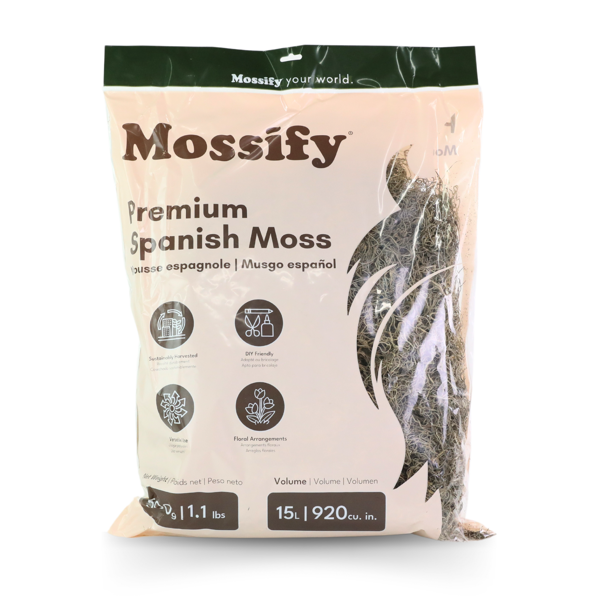 Premium Spanish Moss Mossify