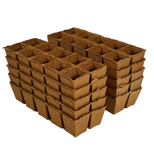 2" Naked Pots | Plantable Seed Starter Trays - Organic & Biodegradable (100 cells) Daniel's Plants