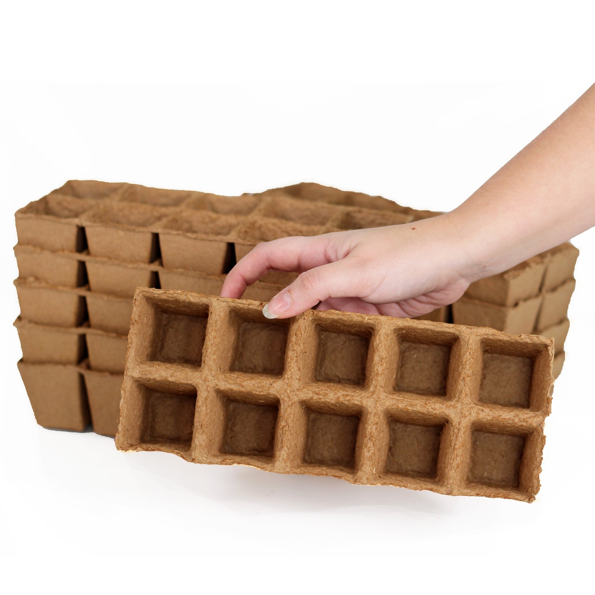 2" Naked Pots | Plantable Seed Starter Trays - Organic & Biodegradable (100 cells) Daniel's Plants
