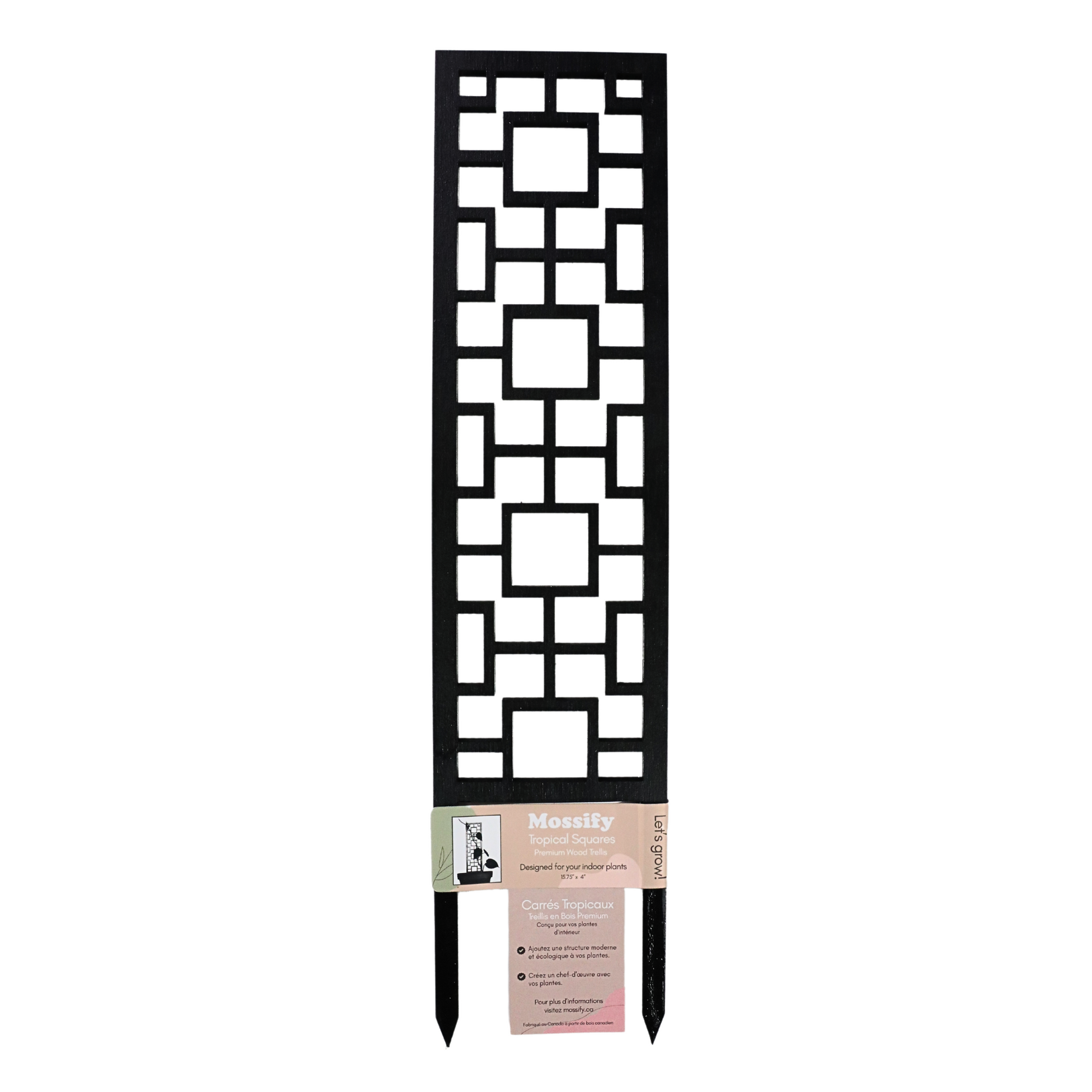 Tropical Squares Wooden Trellis Mossify