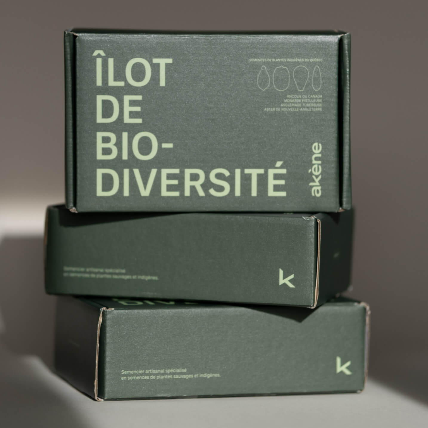 Coffret de semences - Îlot de biodiversité Akène, culture forestière