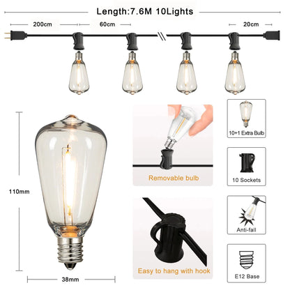 guirlande LED Genixgree 7.6 m