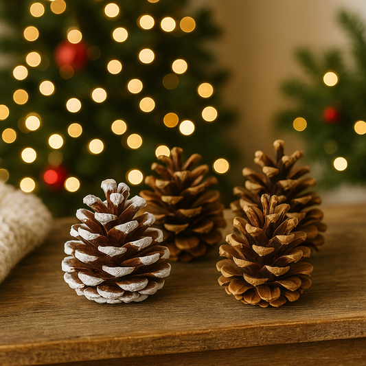 Pinecones - Natural & Frosted Mossify