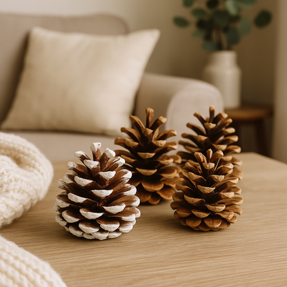 Pinecones - Natural & Frosted Mossify